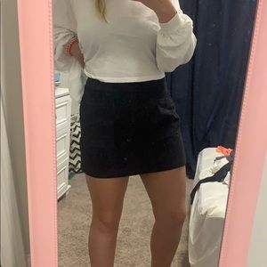 Navy skirt